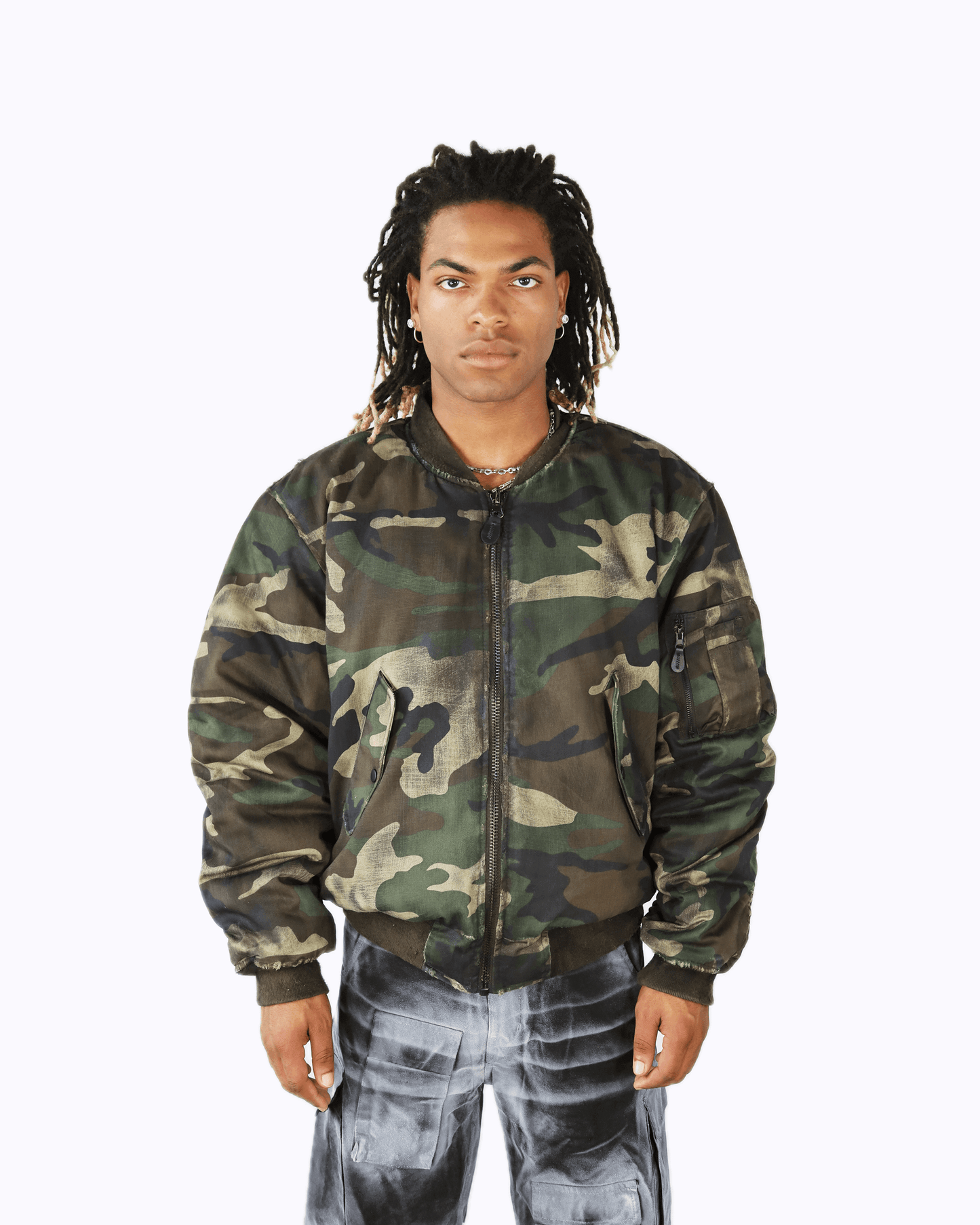 Camo Bomber Jacket