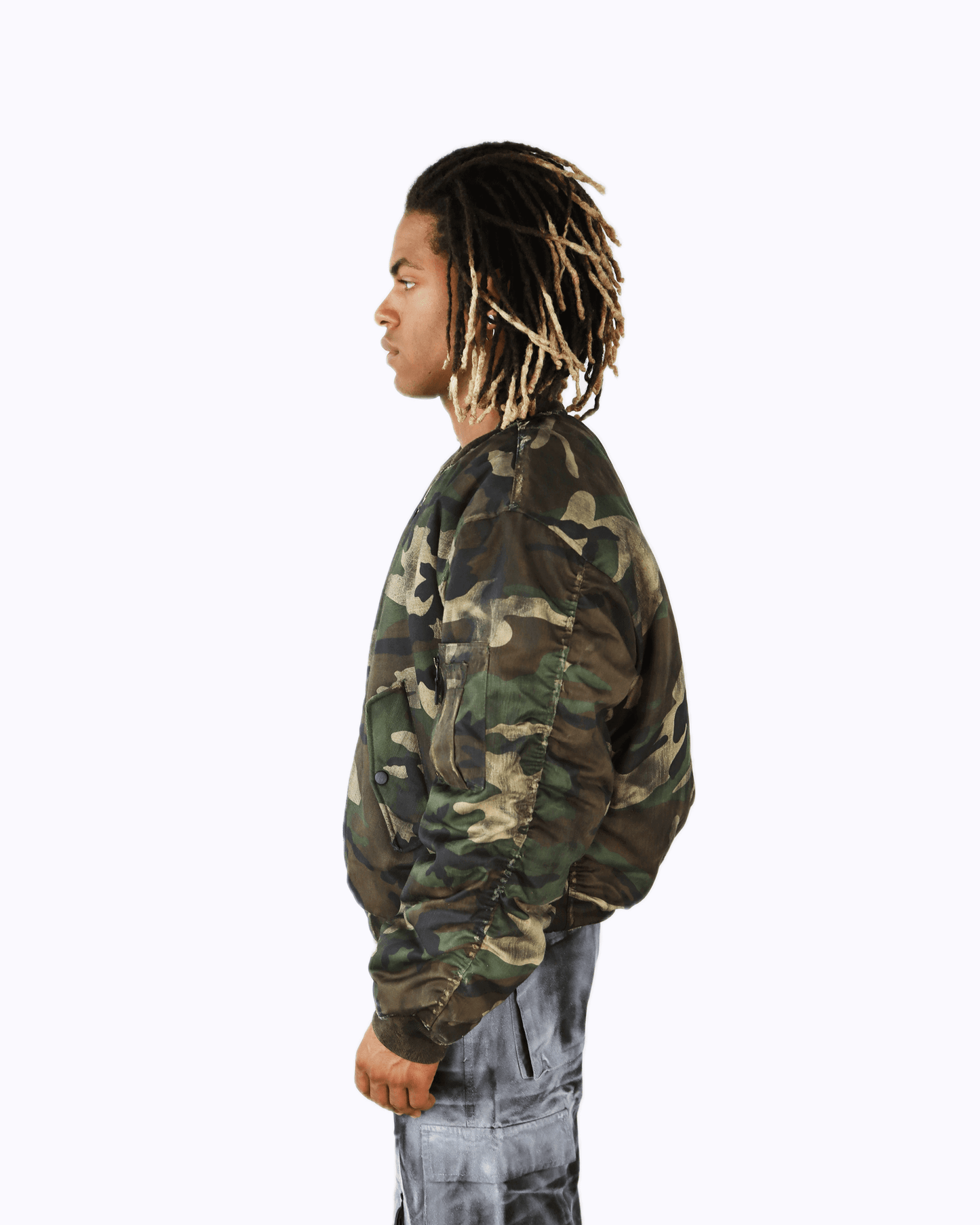 Camo Bomber Jacket