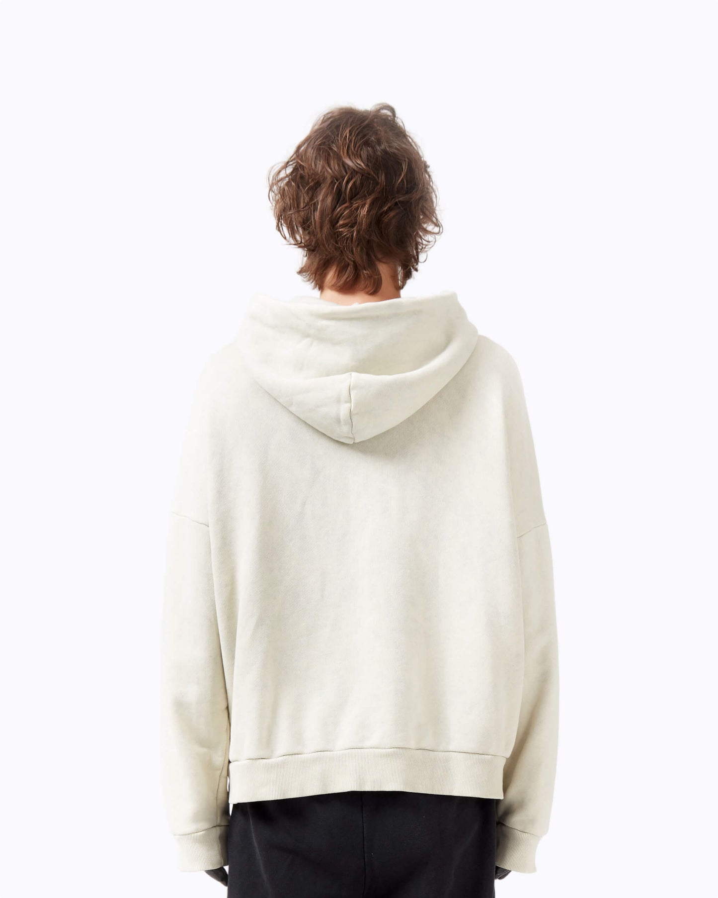 WASHED PEARL GREY HOODIE